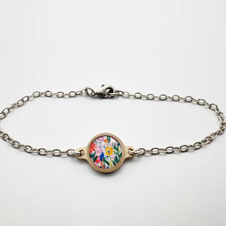 .999 Silver-Plated + Wild Flowers| Tap To Pray™
