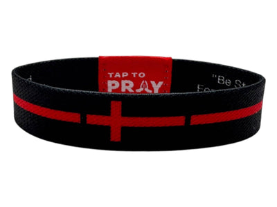 Tap To Pray™ Wristbands - First Responders Firefighters: Large