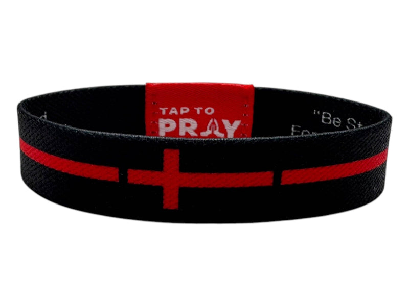 Tap To Pray™ Wristbands - First Responders Firefighters: Large