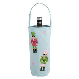 Holiday Nutcracker Wine Bag