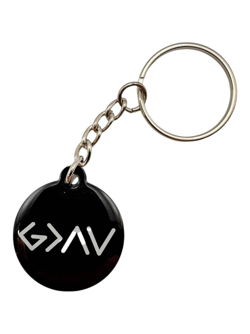 Tap To Pray™ - Prayer Tag Keychains: White + Cross