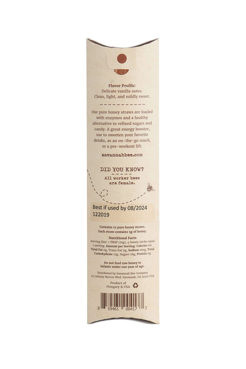 Honey Straw 12 Pack