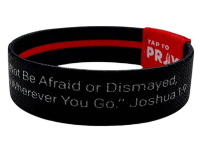 Tap To Pray™ Wristbands - First Responders Firefighters: Large