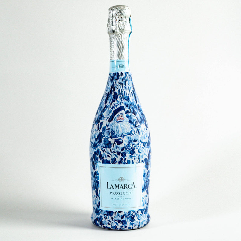 Blue and White Santa - Prosecco Collection