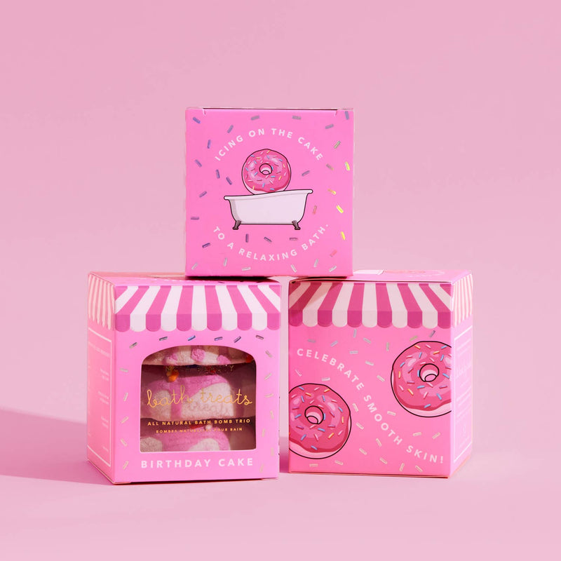 Birthday Cake | Bath Treats (3 pc bath bomb set)