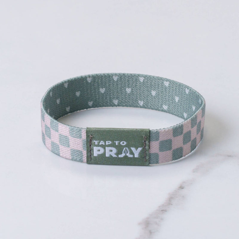 Tap To Pray™ Wristbands - Cottage & Tile: X-Small