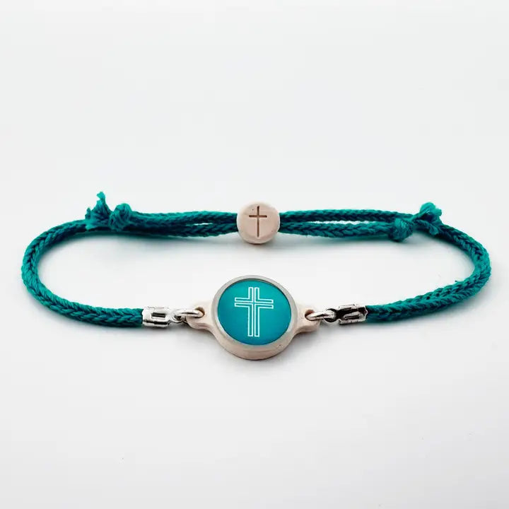 Sea Foam + Cross| Tap To Pray™