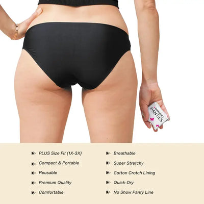 Women’s Spare Underwear Kit – Panty, Wipe & Travel Essential | PLUS