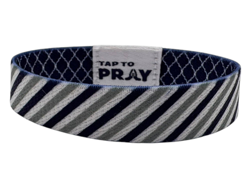 Tap To Pray™ Wristbands - Graphite & Ink: Small