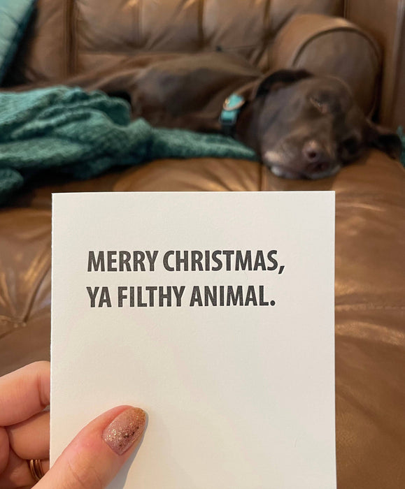 Filthy Animal - Christmas Card