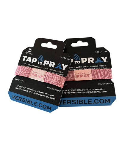 Tap To Pray™ Wristbands - Safari Rose: X-Small