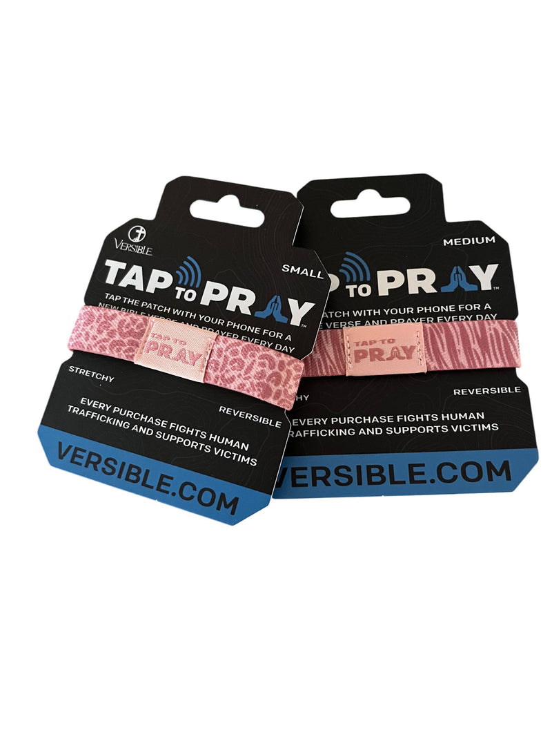Tap To Pray™ Wristbands - Safari Rose: X-Small