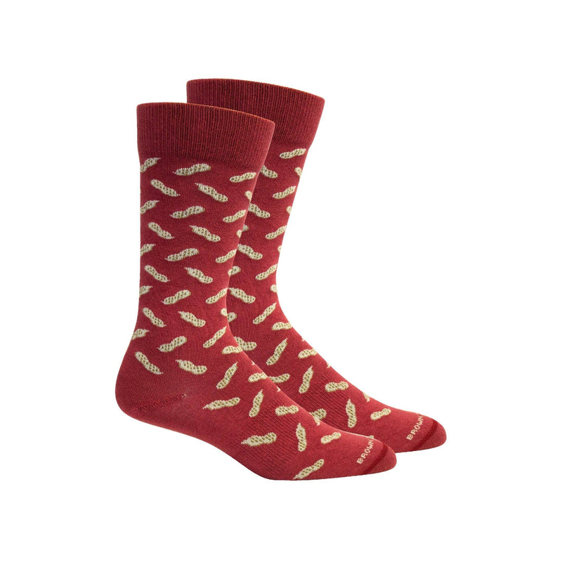 Peanuts Socks: Tibetan Red