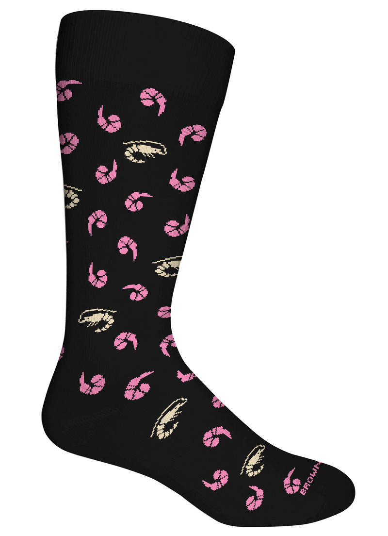 Prawn (Shrimp) Socks: Teal