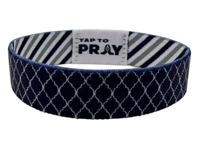Tap To Pray™ Wristbands - Graphite & Ink: Small