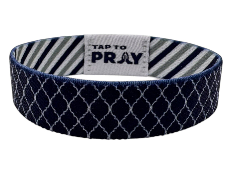 Tap To Pray™ Wristbands - Graphite & Ink: Small