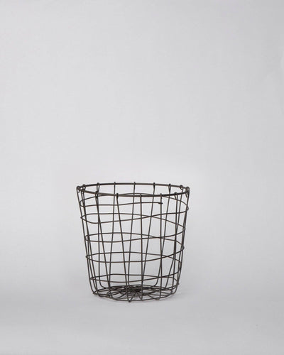 308 - Round Iron Basket: Medium