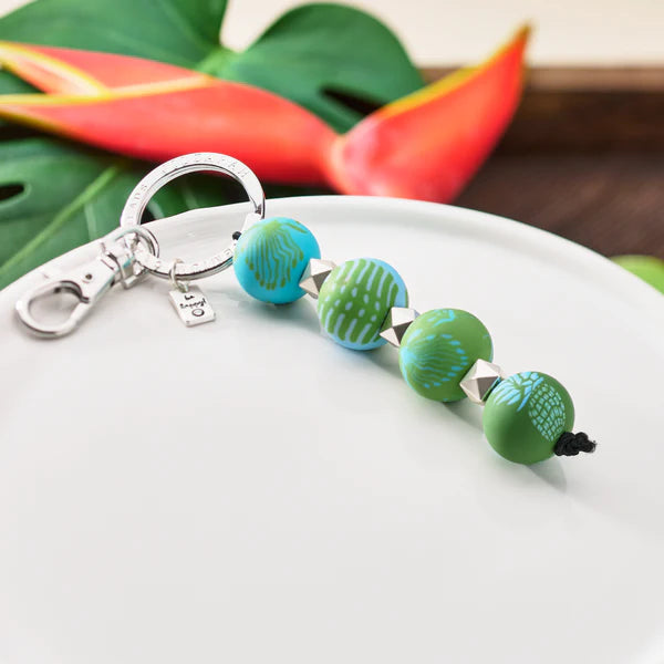 Tropical Green 4-Ball Keychain
