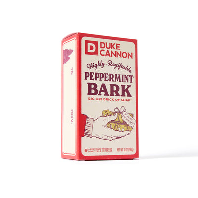 Highly Regiftable Peppermint Bark Bar Soap