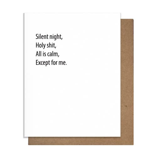 Silent Night - Christmas Card