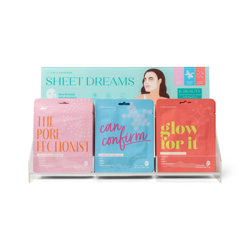 Lemon Lavender Sheet Dreams Face Masks Assortment