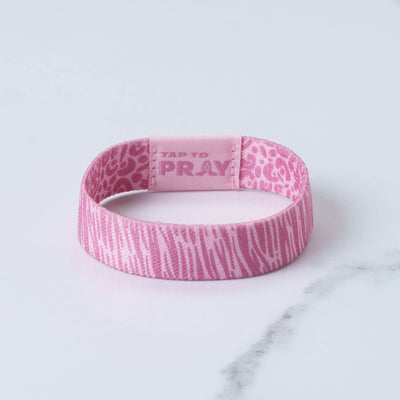Tap To Pray™ Wristbands - Safari Rose: X-Small
