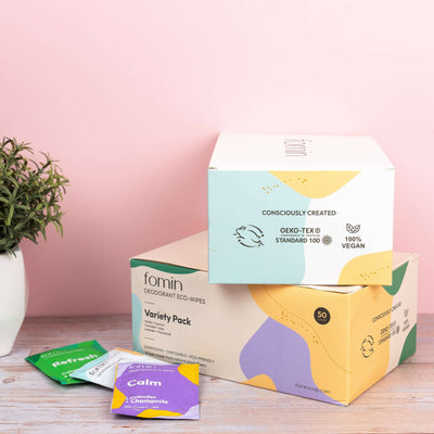 Deodorant Wipes: Variety Pack / Pack of 15