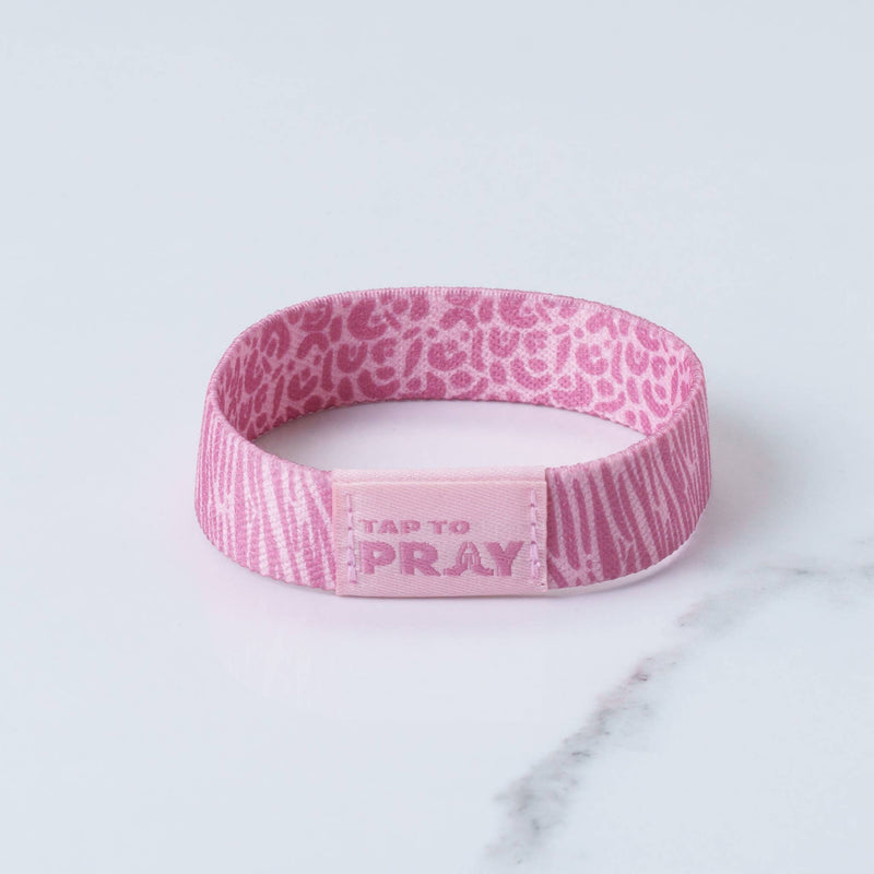 Tap To Pray™ Wristbands - Safari Rose: X-Small
