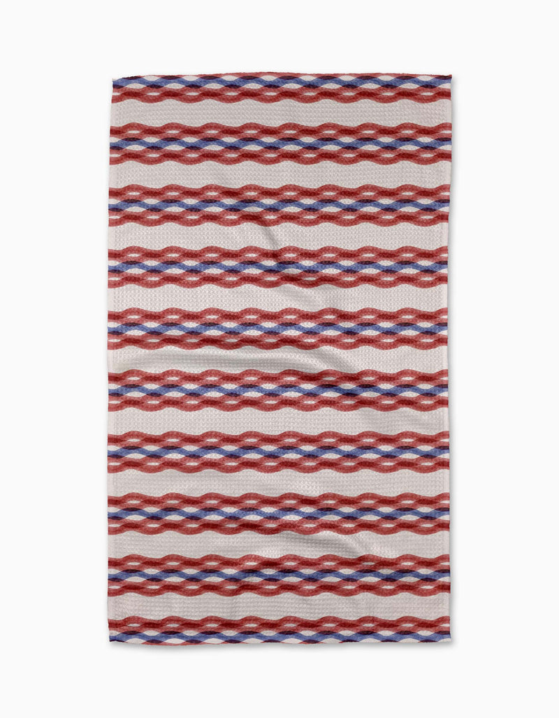 Waving Stripe Tea Towel