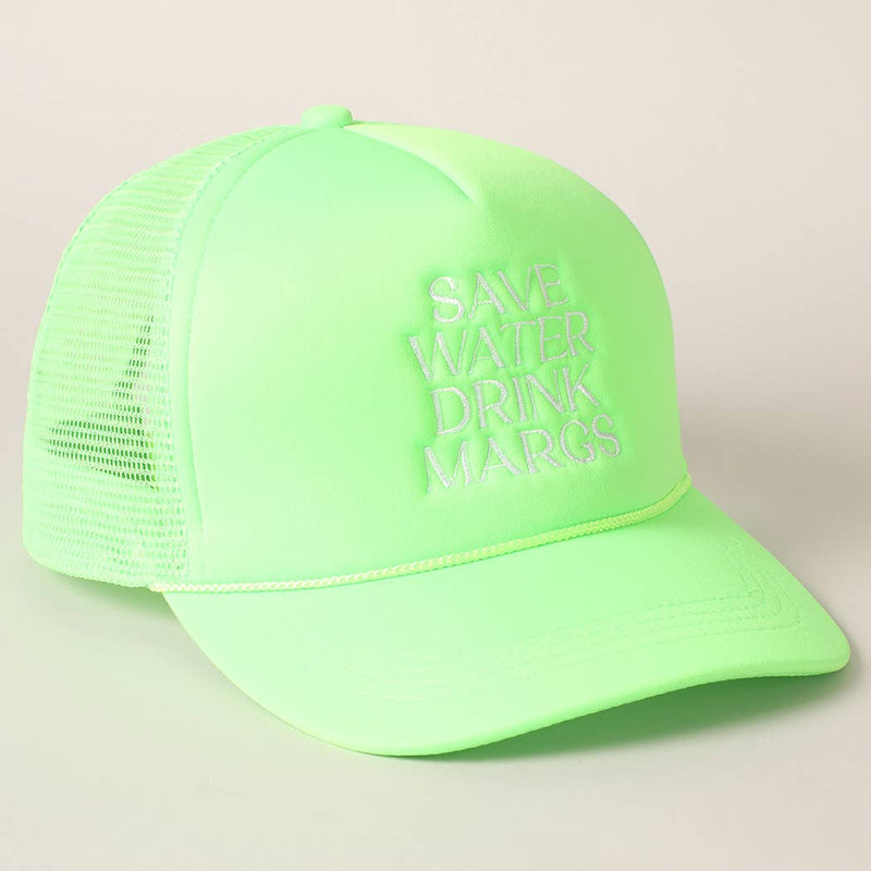 Save Water Drink Margs Trucker: BABY PINK
