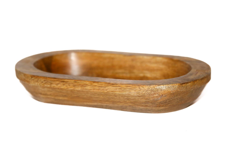 Wood Bowl 3-Wick Candle