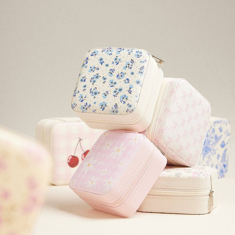 Blue Blossom Travel  Jewelry Box