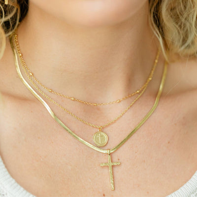Triple Cross Necklace