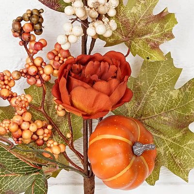 Fall Hydrangea & Peony Spray