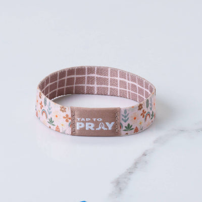 Tap To Pray™ Wristbands - Prairie &  Plaid: X-Small