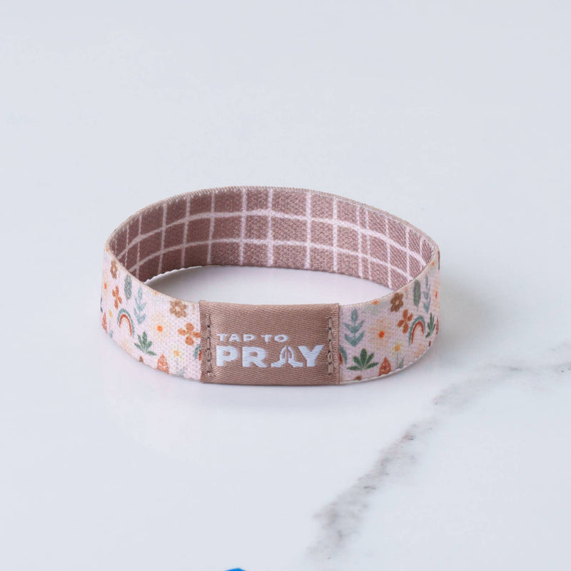 Tap To Pray™ Wristbands - Prairie &  Plaid: X-Small