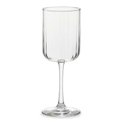 Libbey Paneled All Purpose Wine Glasses, 13.5oz