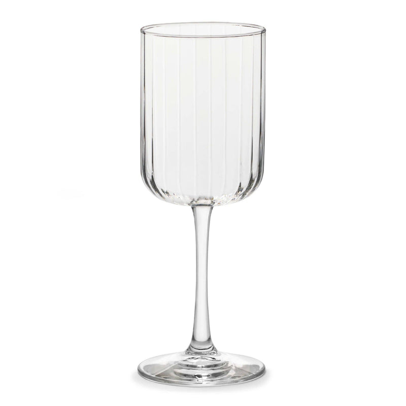 Libbey Paneled All Purpose Wine Glasses, 13.5oz