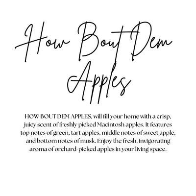 HOW BOUT DEM APPLES | WAX MELT