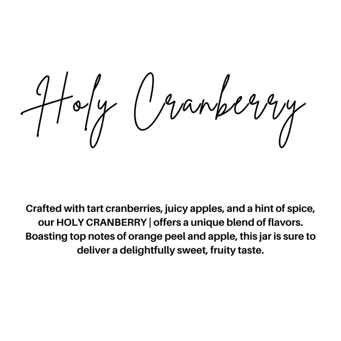 HOLY CRANBERRY | GLASS JAR