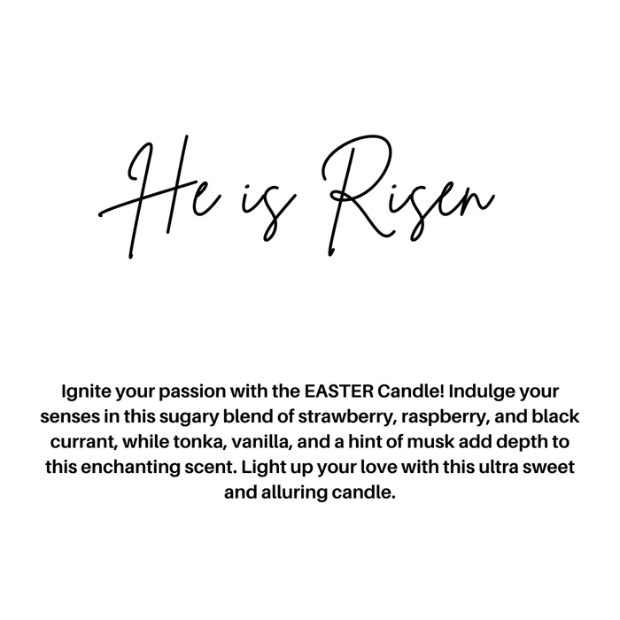 He is Risen | Easter Candle