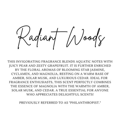 RADIANT WOODS | WAX MELT