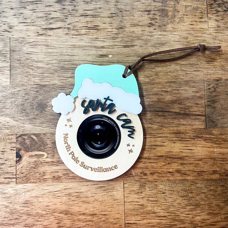 Santa Cam Christmas Ornament