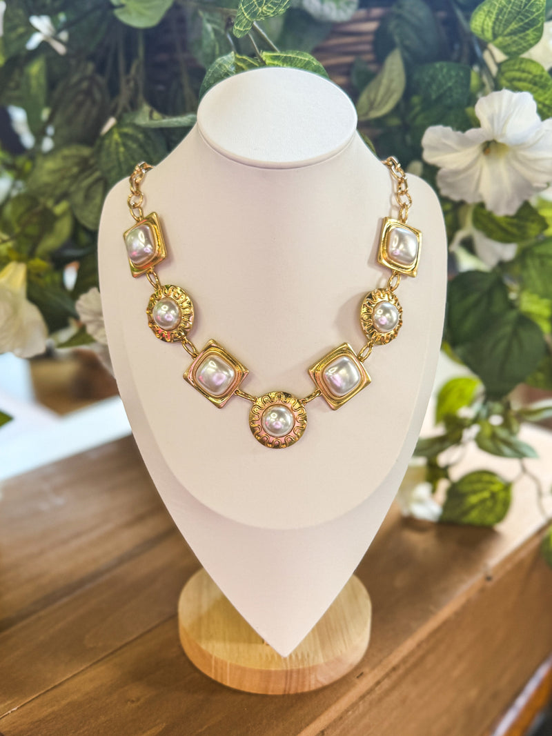 Vintage Cabachon Necklace