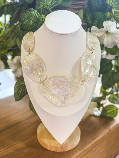 Ivory Splatter Necklace