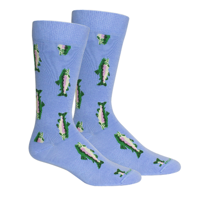 Watauga (Trout) Socks: Insignia Blue