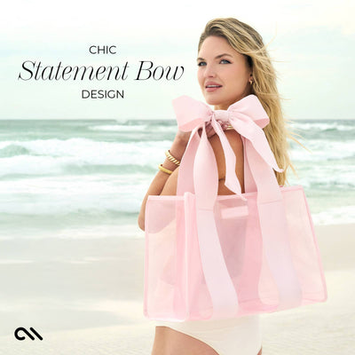 Pink | Bow Tote w/Phone Pouch
