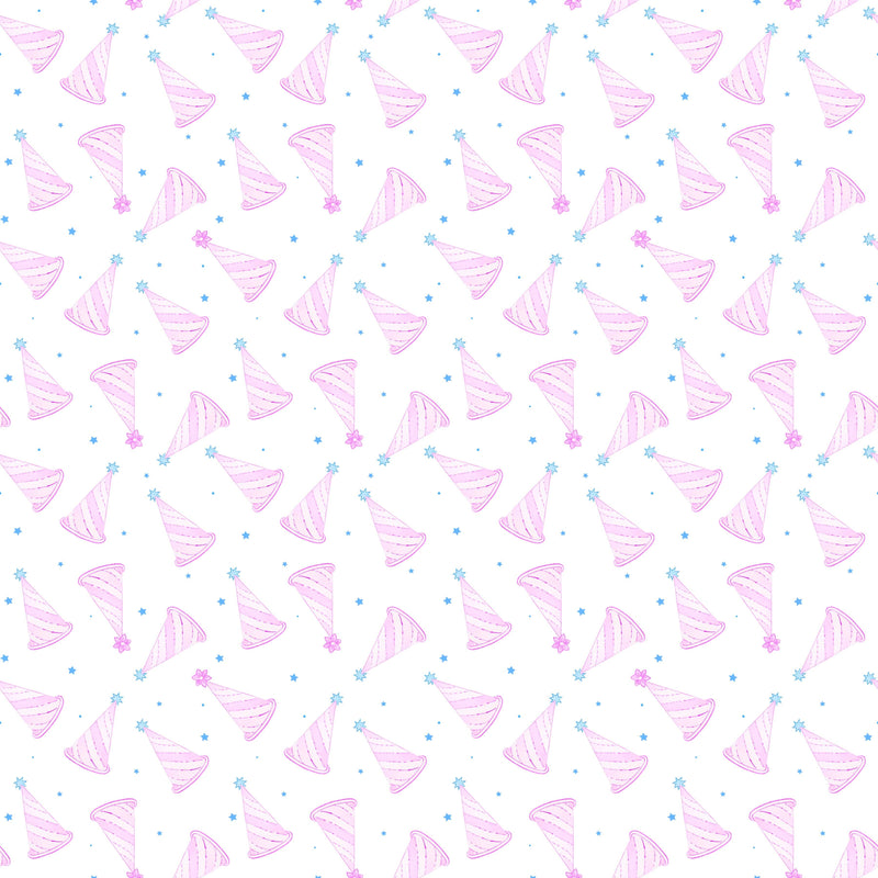 Pastel Birthday Party Hats - Prosecco