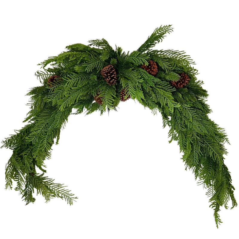 Mixed Christmas Cypress Swag/Garland 82&