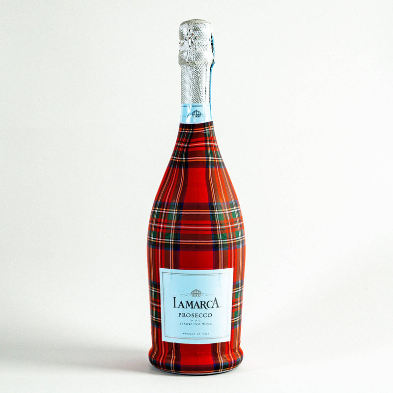 Red and Green Christmas Tartan - Prosecco Collection